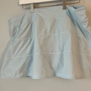 Light blue Lululemon Rival skort size 14, gently worn!